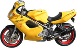 Doppio Terminale Di Scarico Con Omologazione Suono Furore Alluminio Nero - Gpr Compatibile Con Ducati St4 - S (1999-2005)