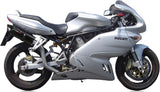 Doppio Terminale Di Scarico Con Omologazione Suono Furore Alluminio Nero - Gpr Compatibile Con Ducati Super Sport 750 Ss (1991-1998)