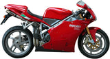 Doppio Terminale Di Scarico Con Omologazione Suono Deeptone Acciaio - Gpr Compatibile Con Ducati 998 - R - Fe (2001-2004)