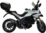 Catalytic Exhaust Tip With Sound Certification Deeptone Stainless Steel - Gpr Compatible With Ducati Multistrada 1200 (2010-2014)