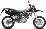 Terminale Di Scarico Con Omologazione Suono Furore Alluminio Nero - Gpr Compatibile Con Derbi Senda 125 R - Sm (2004-2012)