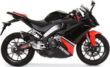 Complete Catalytic Exhaust System With Sound Certification Ghost Aluminium - Gpr Compatible With Derbi Gpr 125 (2009-2010)