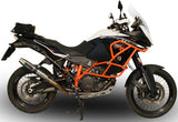 Terminale Di Scarico Con Omologazione Suono Deeptone Acciaio - Gpr Compatibile Con Ktm 1050 Adventure (2015-2016)