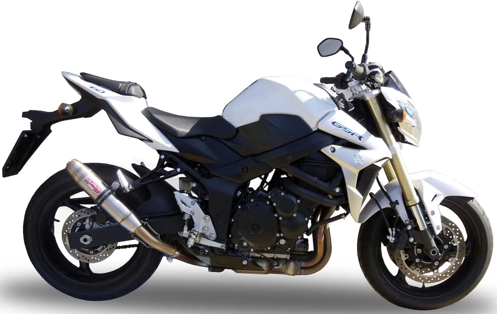 Terminale Di Scarico Con Omologazione Suono Deeptone Acciaio - Gpr Compatibile Con Suzuki Gsr 750 (2011-2015)