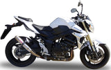 Terminale Di Scarico Con Omologazione Suono Deeptone Acciaio - Gpr Compatibile Con Suzuki Gsr 750 (2011-2015)