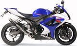 Terminale Di Scarico Con Omologazione Suono Deeptone Acciaio - Gpr Compatibile Con Suzuki Gsx-R 1000 K7 (2007-2008)