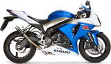 Terminale Di Scarico Con Omologazione Suono Deeptone Acciaio - Gpr Compatibile Con Suzuki Gsx-R 1000 K9 (2009-2011)