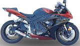 Terminale Di Scarico Con Omologazione Suono Deeptone Acciaio - Gpr Compatibile Con Suzuki Gsx-R 750 K6 (2006-2007)