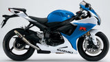 Terminale Di Scarico Con Omologazione Suono Deeptone Acciaio - Gpr Compatibile Con Suzuki Gsx-R 750 K8 (2008-2010)