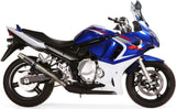 Terminale Di Scarico Con Omologazione Suono Deeptone Acciaio - Gpr Compatibile Con Suzuki Gsx 650 F Ie (2008-2014)