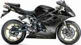 Catalytic Exhaust Tip With Sound Certification Deeptone Stainless Steel - Gpr Compatible With Triumph Daytona 675 (2009-2012)