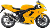 Terminale Di Scarico Con Omologazione Suono Deeptone Acciaio - Gpr Compatibile Con Triumph Daytona 955 (1999-2001)