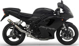Terminale Di Scarico Con Omologazione Suono Deeptone Acciaio - Gpr Compatibile Con Triumph Daytona 955 (2002-2005)