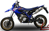 Terminale Di Scarico Con Omologazione Suono Deeptone Acciaio - Gpr Compatibile Con Yamaha Wr 125 X (2009-2014)