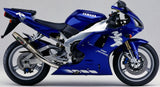 Terminale Di Scarico Con Omologazione Suono Deeptone Acciaio - Gpr Compatibile Con Yamaha Yzf 1000 R1 (1998-2001)