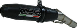 Impianto Di Scarico Completo Non Catalizzato E Senza Omologazione Suono Furore Alluminio Nero - Gpr Compatibile Con Kawasaki Ninja 650 (2017-2020)
