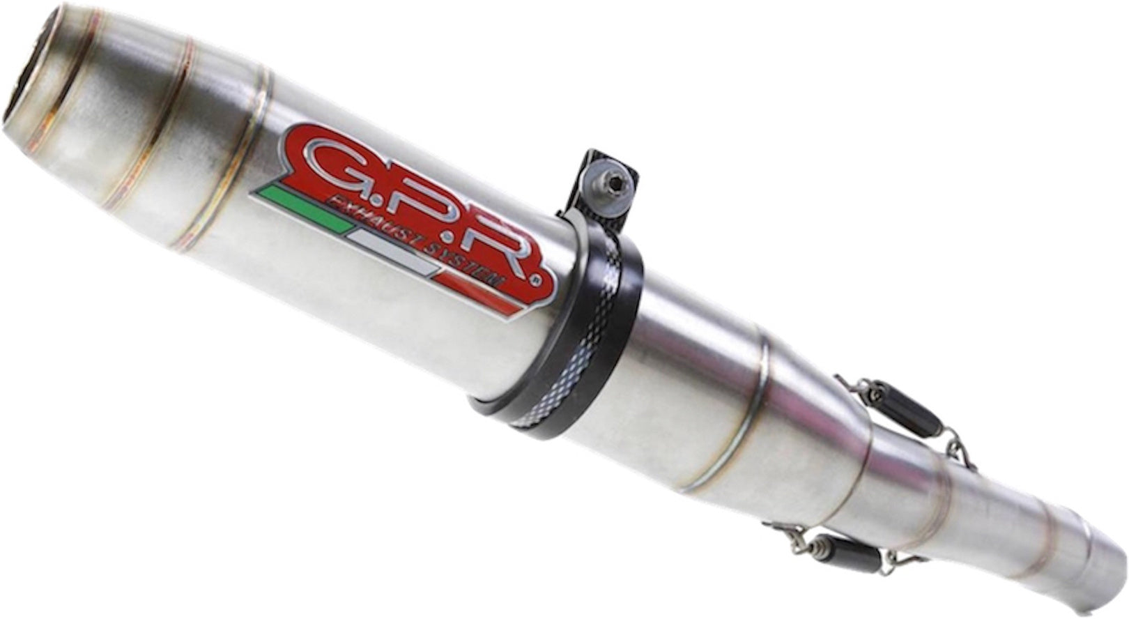 Exhaust Tip With Noise Certification Deeptone Atv Stainless Steel - Gpr Compatible With Triton Enduro 450 (2012-2018)