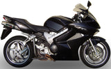 Doppio Terminale Di Scarico Con Omologazione Suono Deeptone Acciaio - Gpr Compatibile Con Honda Vfr 800 V-Tec (2002-2013)