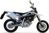 Terminale Di Scarico Con Omologazione Suono Deeptone Acciaio - Gpr Compatibile Con Husqvarna Smr 125 4T (2010-2013)