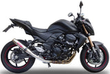 Terminale Di Scarico Con Omologazione Suono Deeptone Acciaio - Gpr Compatibile Con Kawasaki Z 750 - R (2007-2014)