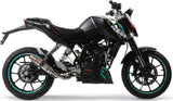 Terminale Di Scarico Senza Omologazione Suono Deeptone Acciaio - Gpr Compatibile Con Ktm 200 Duke (2012-2016)
