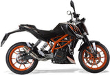 Terminale Di Scarico Catalizzato E Con Omologazione Suono Deeptone Acciaio - Gpr Compatibile Con Ktm 390 Duke (2013-2016)