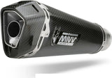 Terminale Di Scarico Con Omologazione Suono Delta Race Carbonio Carbonio - Mivv Compatibile Con Bmw S 1000 Rr (2019-2024)