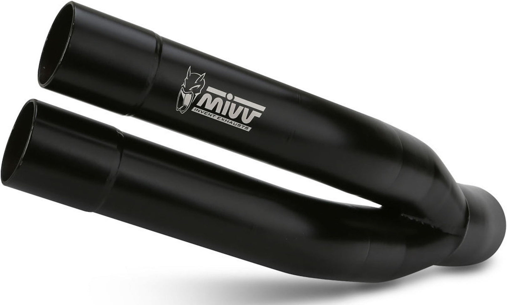 Uncatalysed Exhaust System Without Sound Certification Double Gun Steel Black - Mivv Compatible With Suzuki Gsr 750 (2011-2016)