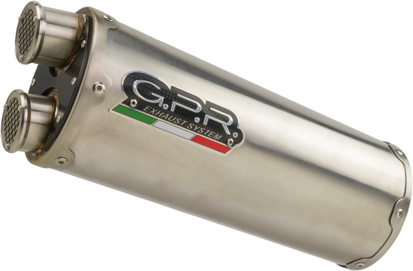 Exhaust Tip With Noise Certification Dual Stainless Steel - Gpr Compatible With Voge Valico 525 Dsx (2023-2024)