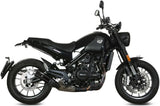 Terminale Di Scarico Con Omologazione Suono Double Gun Inox Nero - Mivv Compatibile Con Benelli Leoncino (2017-2024)