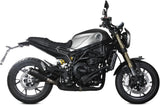 Terminale Di Scarico Con Omologazione Suono X-M1 Inox Nero - Mivv Compatibile Con Benelli Leoncino 800 (2022-2024)