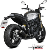 Terminale Di Scarico Non Catalizzato E Senza Omologazione Suono Mk3 Carbonio - Mivv Compatibile Con Benelli Leoncino 800 (2022-2024)