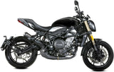 Terminale Di Scarico Con Omologazione Suono X-M1 Inox Nero - Mivv Compatibile Con Benelli 752 S (2019-2024)