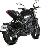 Terminale Di Scarico Con Omologazione Suono X-M1 Inox Nero - Mivv Compatibile Con Benelli 752 S (2019-2024)