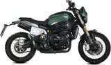Terminale Di Scarico Non Catalizzato E Con Omologazione Suono X-M1 Inox Nero - Mivv Compatibile Con Benelli Leoncino 800 Trail (2022-2024)