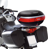 Monokey Trekker Alaska Aluminium Top Case - 56 Lt Trekker Alaska Aluminium - Givi Compatible With Bmw R 1200 Rt (2005-2013)