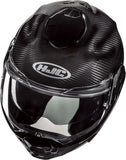Casco Modulare Per Moto Hjc F100 Carbon Carbon Fiber Nero Taglia 07 S