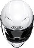 Casco Integrale Per Moto Hjc F71 Advanced Fiberglass Bianco Perlato Taglia 09 L