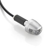 Freccia Led Manubrio + Attacchi Specchietto Eccentrico D13,5-18 Rizoma Sguardo Cromo