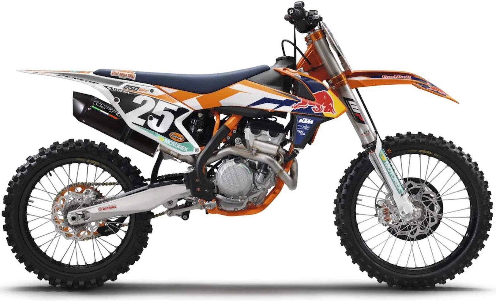 Terminale Di Scarico Con Omologazione Suono Furore Alluminio Nero - Gpr Compatibile Con Ktm 250 Sx-F (2003-2006)