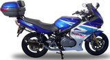 Terminale Di Scarico Con Omologazione Suono Furore Alluminio Nero - Gpr Compatibile Con Suzuki Gs 500 E - F (1989-2007)