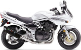 Terminale Di Scarico Con Omologazione Suono Furore Alluminio Nero - Gpr Compatibile Con Suzuki Gsf 1200 Bandit - S (2005-2006)