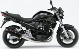 Terminale Di Scarico Con Omologazione Suono Furore Alluminio Nero - Gpr Compatibile Con Suzuki Gsf 600 Bandit - S (1995-2005)