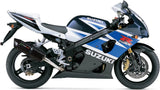 Terminale Di Scarico Con Omologazione Suono Furore Alluminio Nero - Gpr Compatibile Con Suzuki Gsx-R 1000 (2003-2004)
