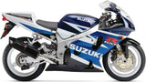 Terminale Di Scarico Con Omologazione Suono Furore Alluminio Nero - Gpr Compatibile Con Suzuki Gsx-R 600 (2001-2005)