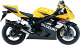 Terminale Di Scarico Catalizzato E Con Omologazione Suono Furore Alluminio Nero - Gpr Compatibile Con Suzuki Gsx-R 600 (2004-2005)