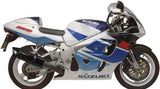 Terminale Di Scarico Con Omologazione Suono Furore Alluminio Nero - Gpr Compatibile Con Suzuki Gsx-R 600 Srad (1996-2000)