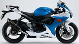 Terminale Di Scarico Senza Omologazione Suono Furore Alluminio Nero - Gpr Compatibile Con Suzuki Gsx-R 750 K8 (2008-2010)