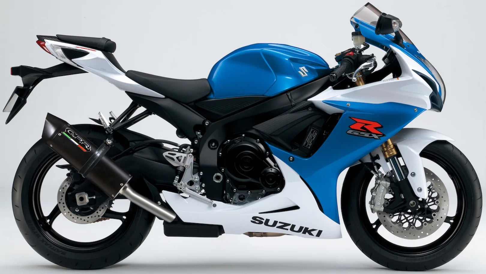 Terminale Di Scarico Senza Omologazione Suono Furore Alluminio Nero - Gpr Compatibile Con Suzuki Gsx-R 750 K8 (2008-2010)