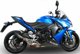 Terminale Di Scarico Con Omologazione Suono Furore Alluminio Nero - Gpr Compatibile Con Suzuki Gsx-S 1000 F (2015-2016)